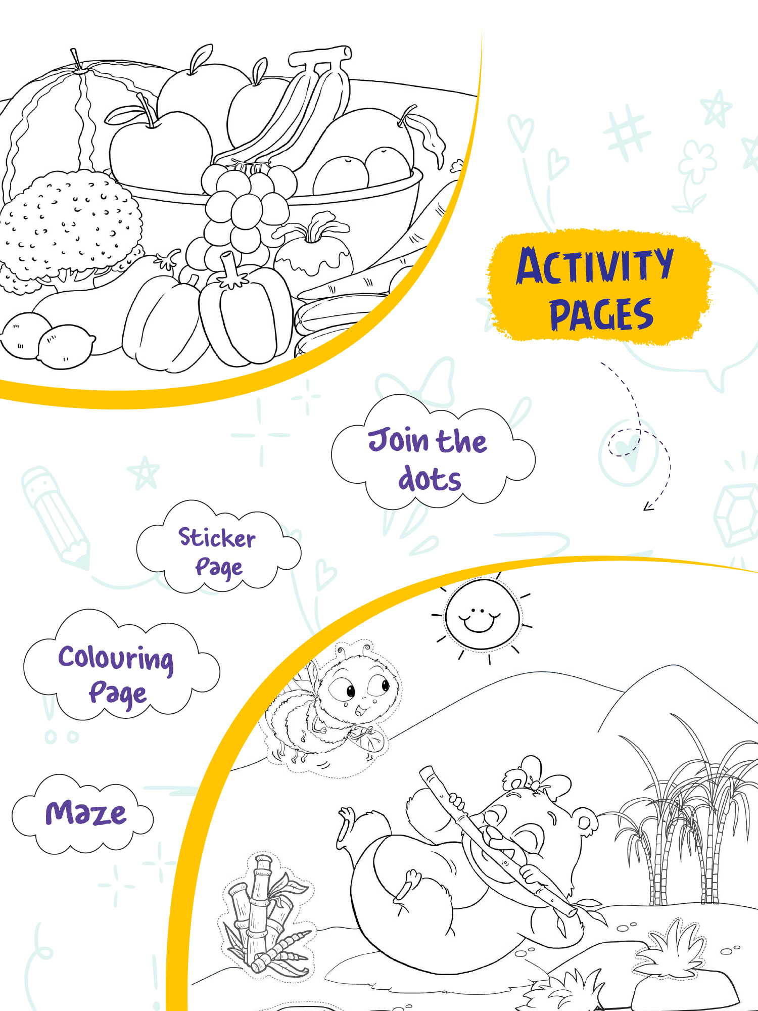 Biplob's Early Learner Series on Good Habits (Book 10) - Bala the Bear who loved Vegetables