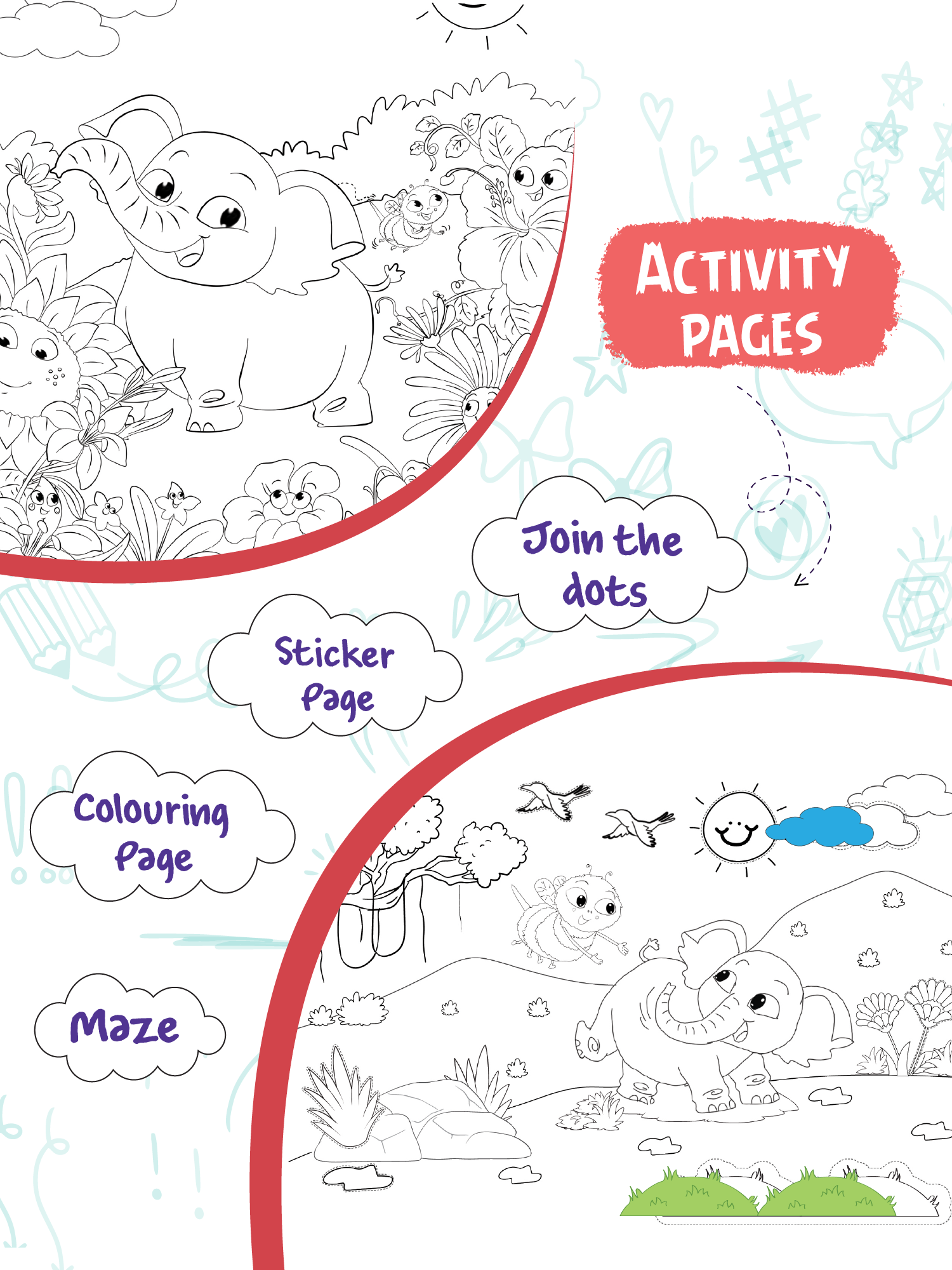 Biplob's Early Learner Series on Good Habits (Book 7) - Raja the Elephant loves to bathe