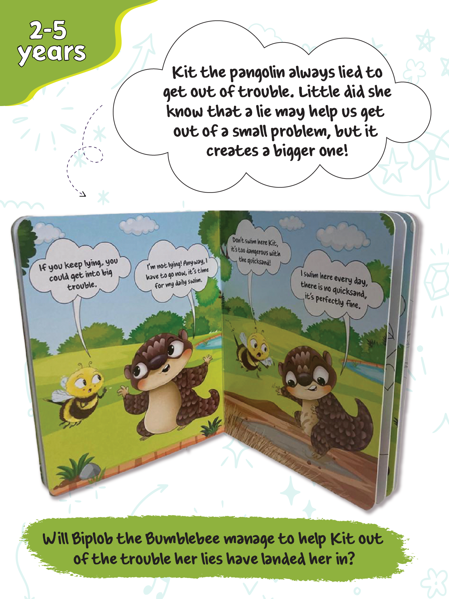 Biplob's Early Learner Series on Good Habits (Book 9) - Kit the Pangolin who never lied