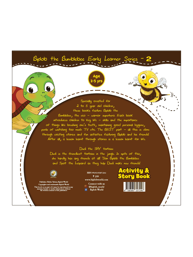 Book 2 - Dudi the SHY tortoise - Biplobworld -