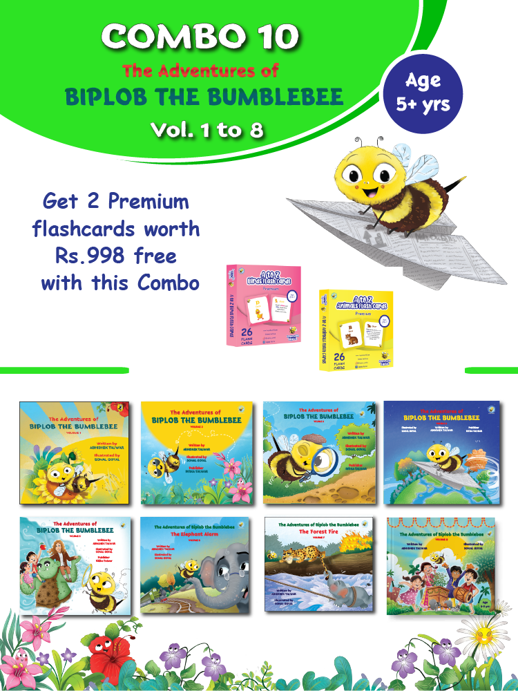 COMBO10: Adventures of Biplob the Bumblebee: Volume 1 to 8 - Biplobworld - Biplobworld