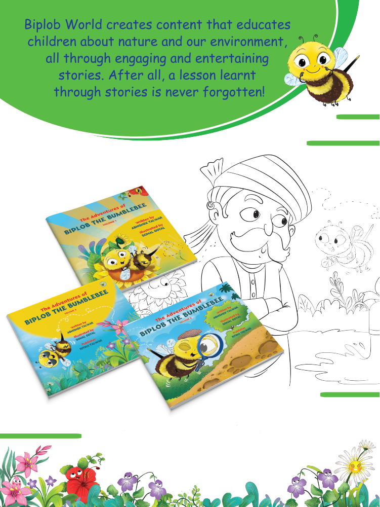 COMBO10: Adventures of Biplob the Bumblebee: Volume 1 to 8 - Biplobworld -