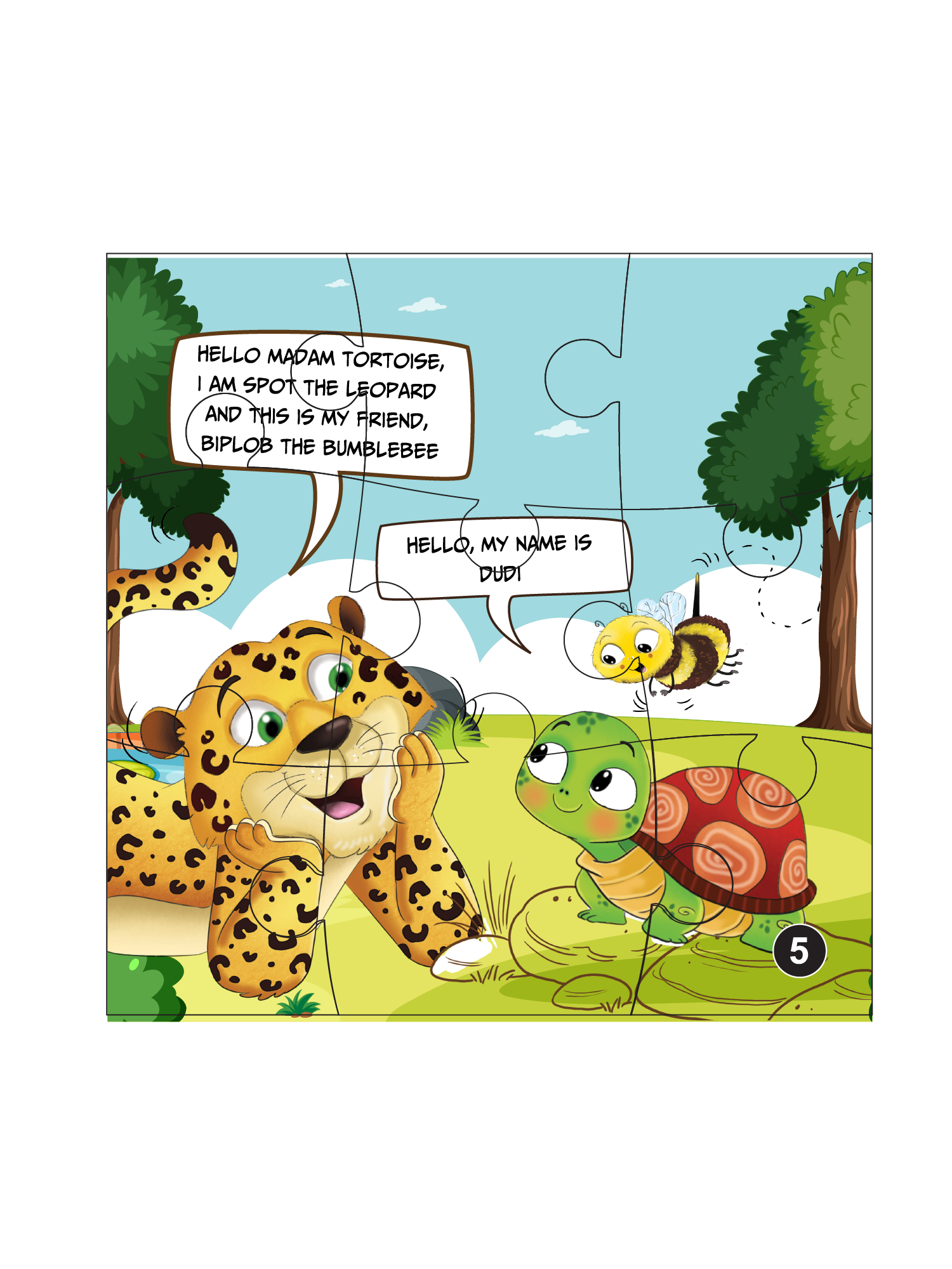 COMBO12: Biplob Colouring Books 1 to 7 + 5 Jigsaw Puzzles - Biplobworld -