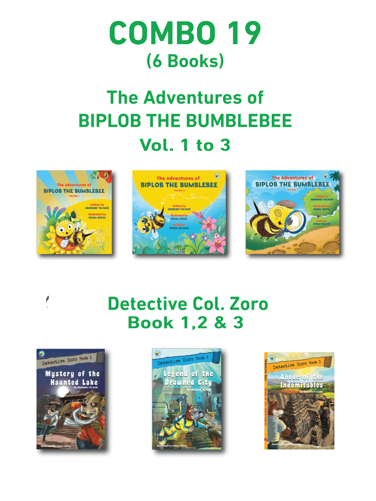 COMBO19: Biplob Storybook 1 to 4 + Detective Col. Zoro Book 1 to 3 - Biplobworld - Biplobworld