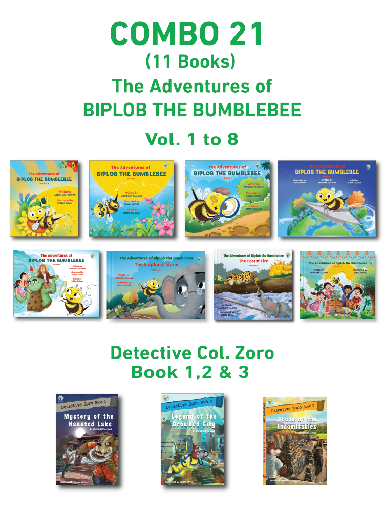 COMBO21: Biplob Storybook 1 to 8 + Detective Col. Zoro Book 1 to 3 - Biplobworld