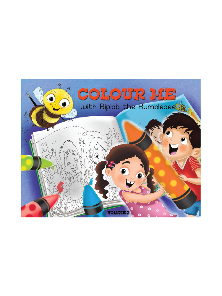 COMBO5: Biplob storybook 1 to 4 + Colouring Book 1 to 4 - Biplobworld