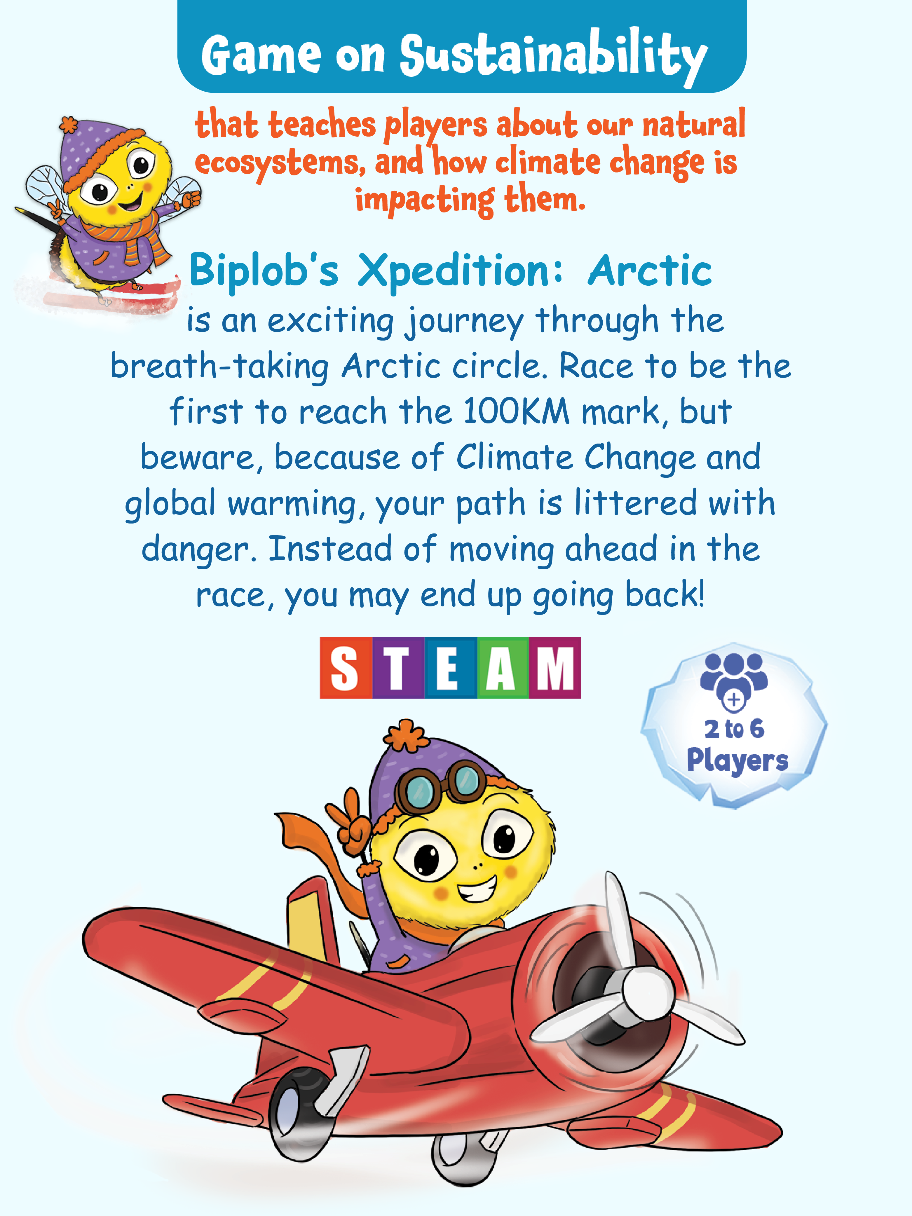 Combo 83: Biplob's Xpedition Sahara, Amazon, Arctic board game