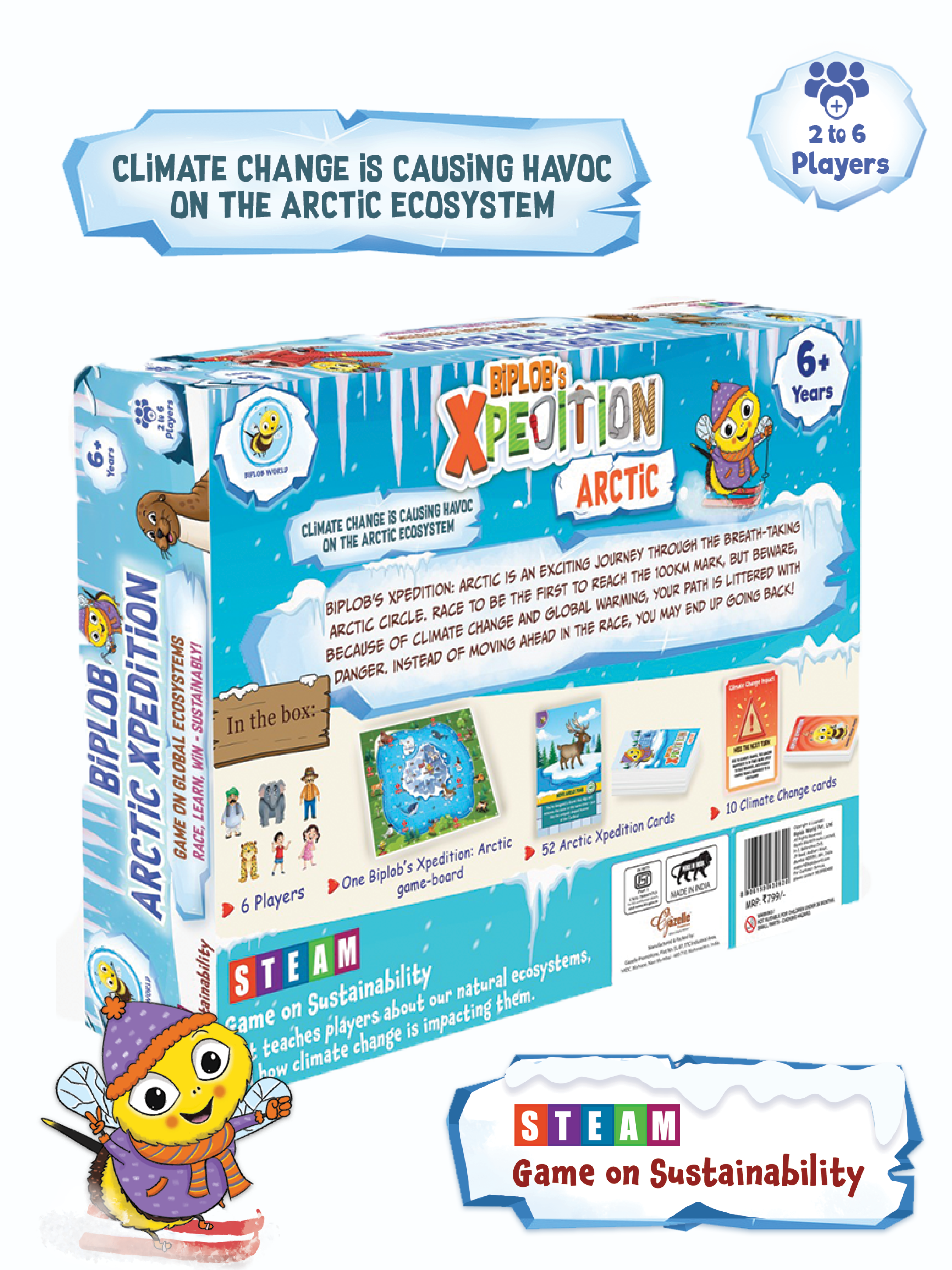 Combo 83: Biplob's Xpedition Sahara, Amazon, Arctic board game