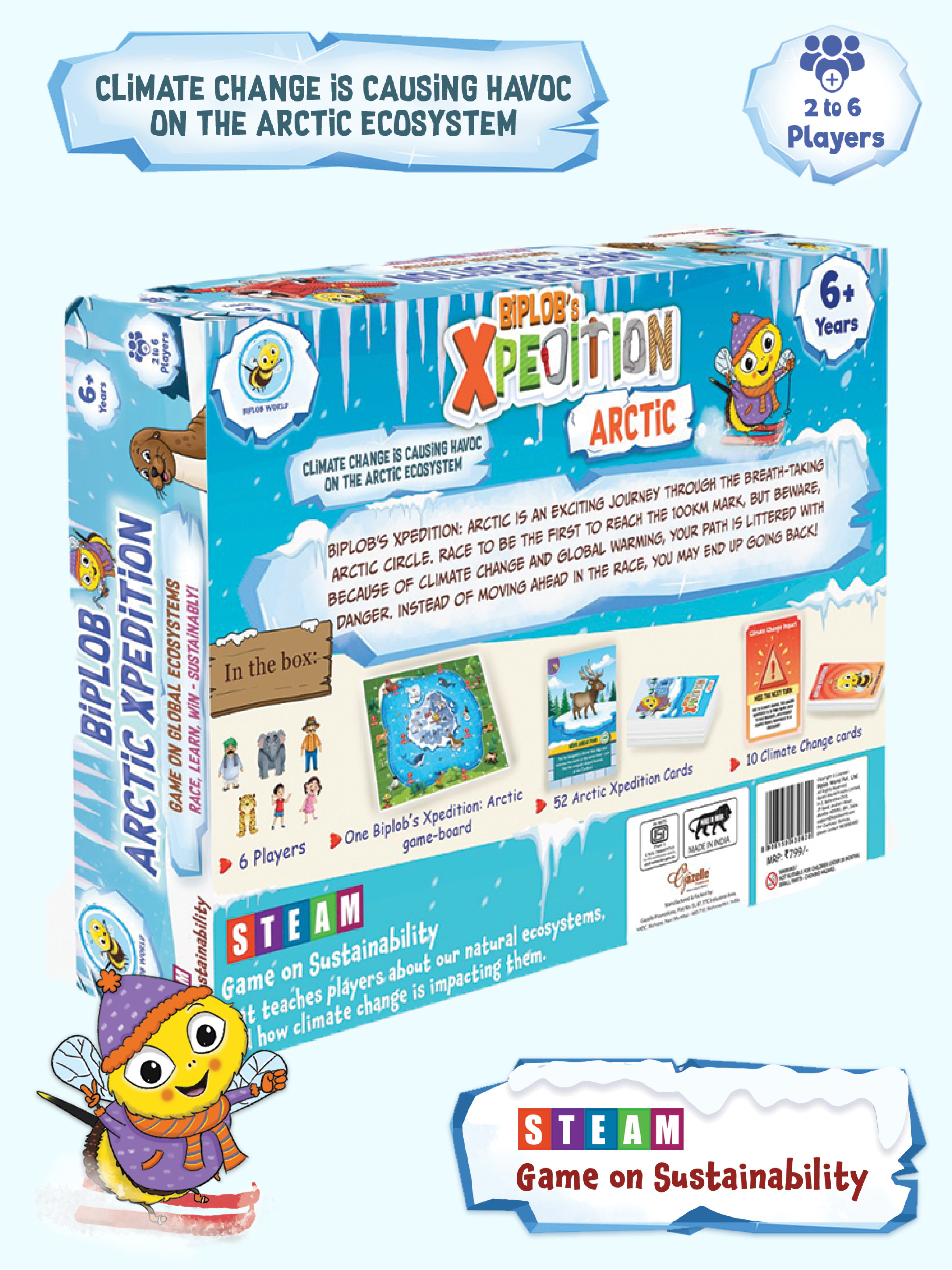 Combo 84: Biplob's Xpedition Amazon and Arctic board game