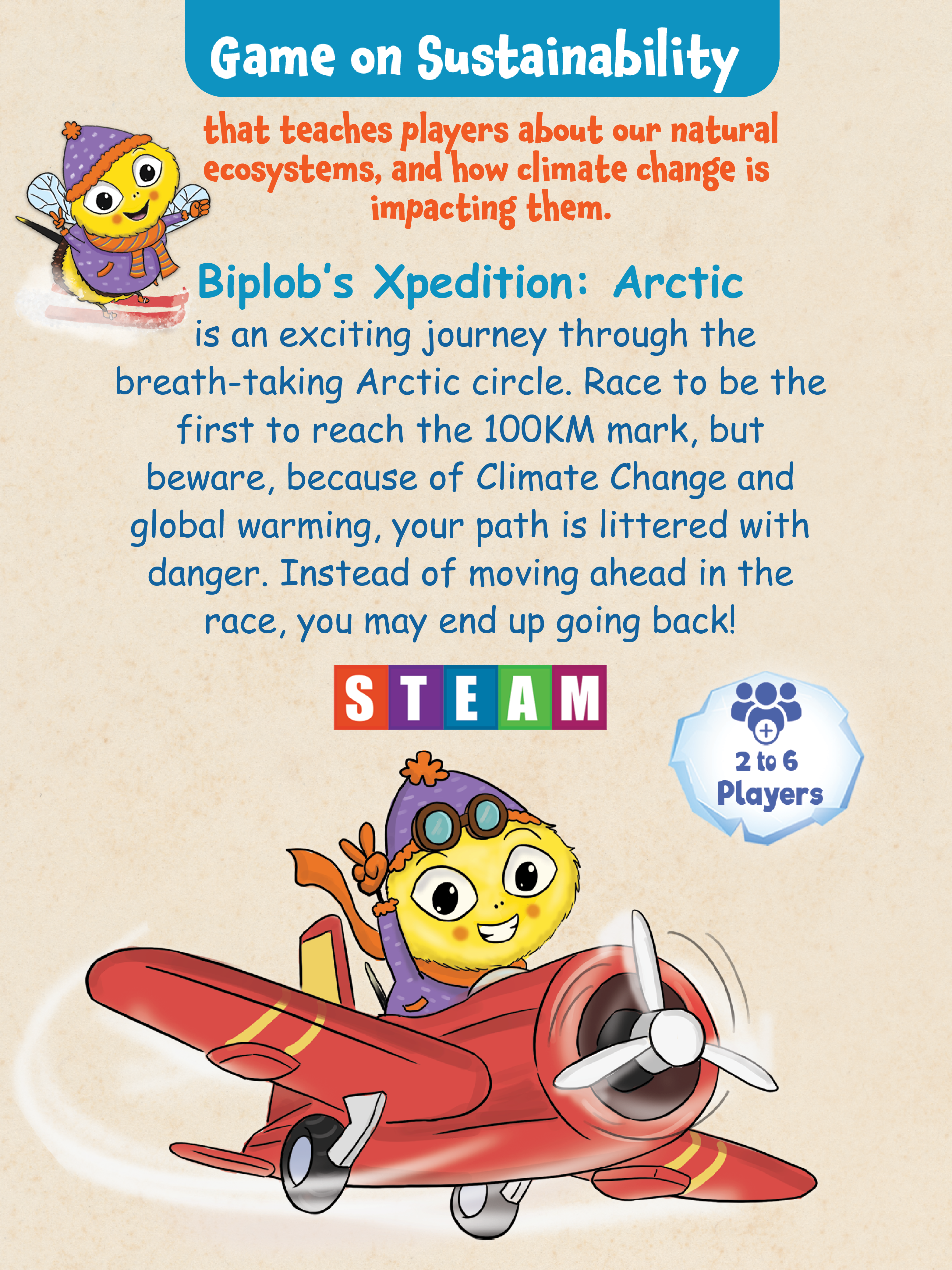 Combo 85: Biplob's Xpedition Arctic and Sahara board game