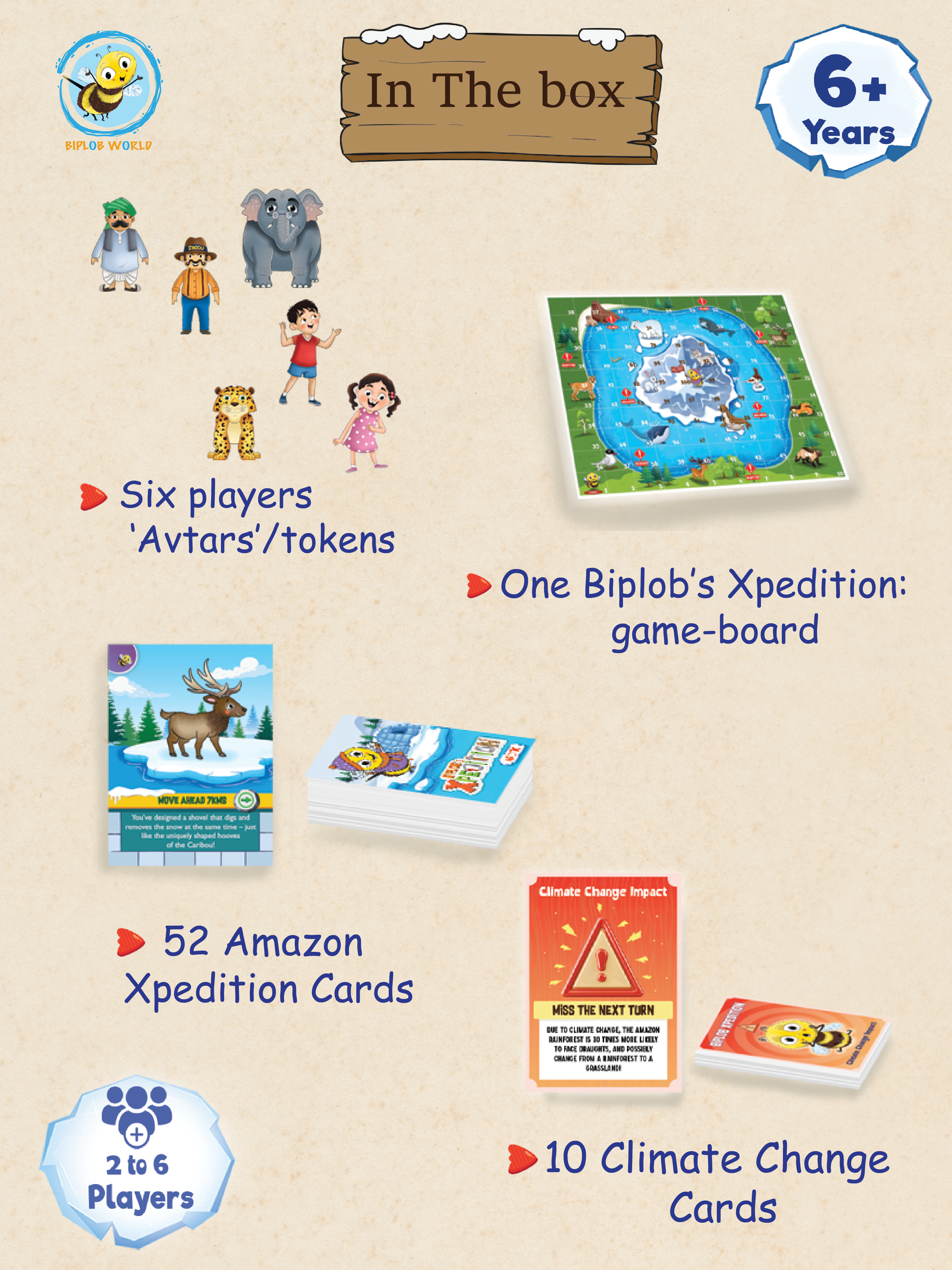 Combo 85: Biplob's Xpedition Arctic and Sahara board game