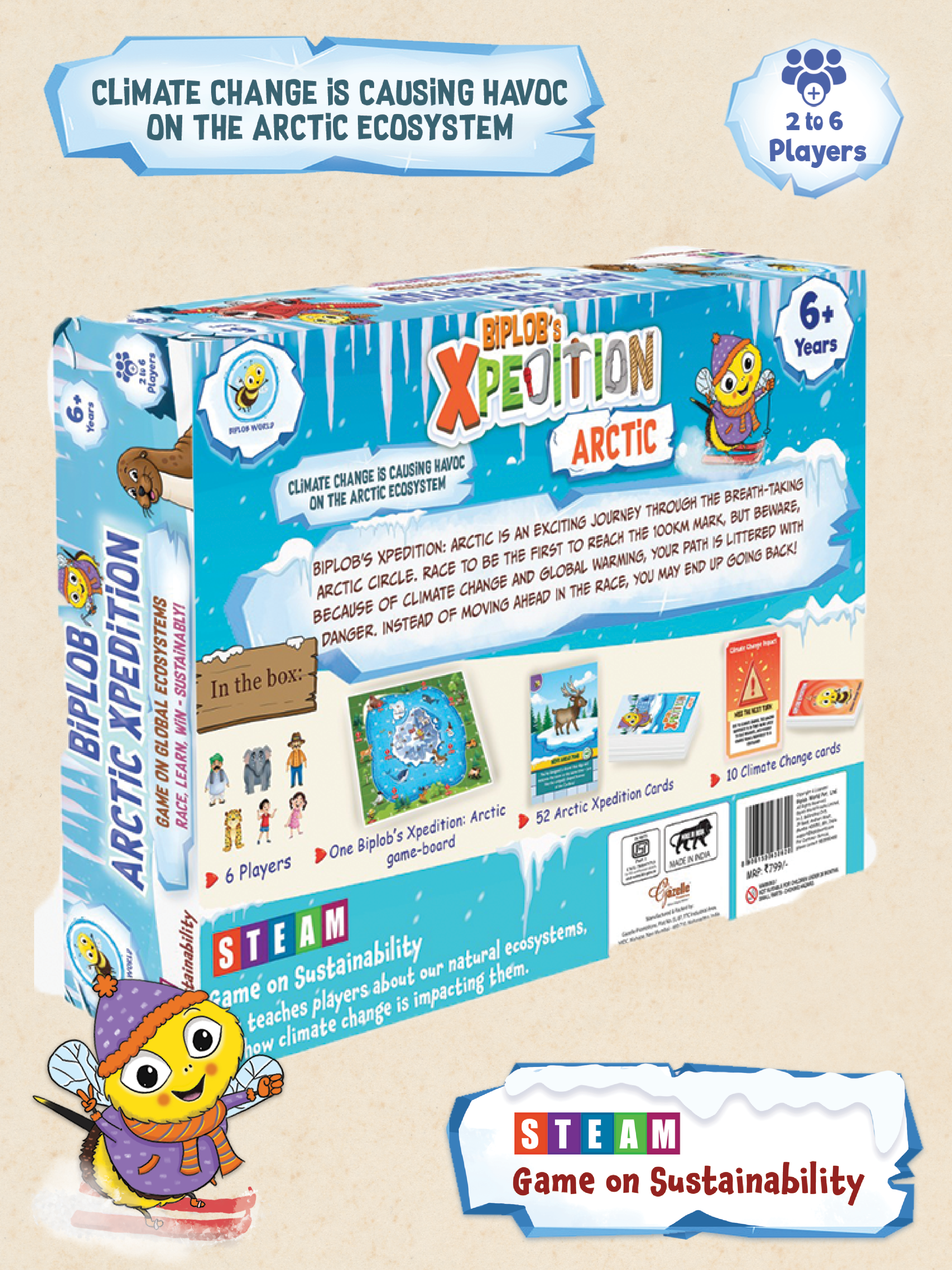 Combo 85: Biplob's Xpedition Arctic and Sahara board game