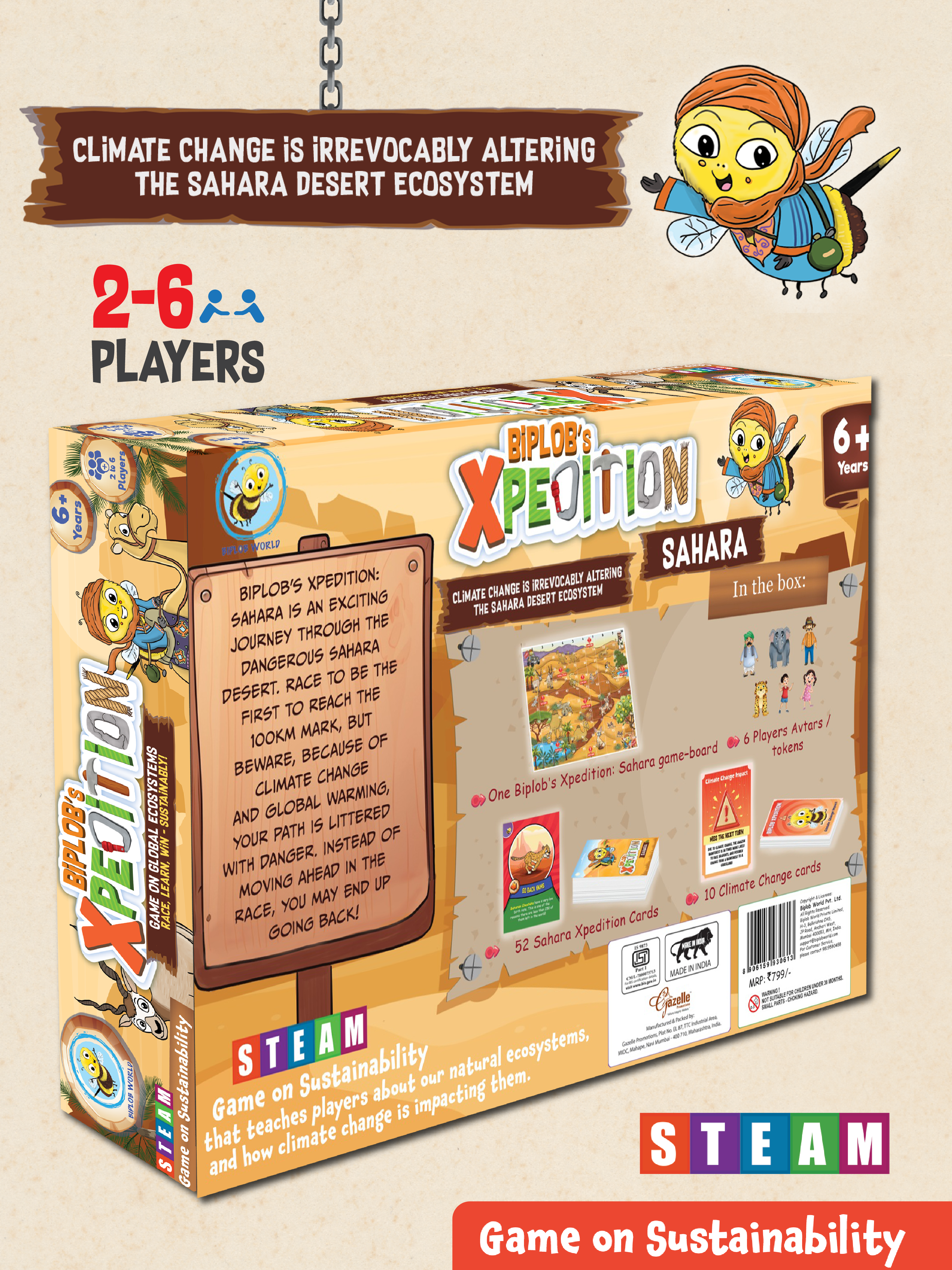 Combo 85: Biplob's Xpedition Arctic and Sahara board game