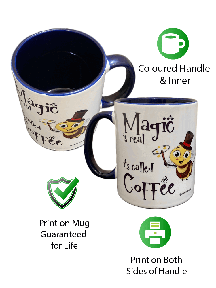 Coffee Mug Blue (CMBMRCCB) - Biplobworld -
