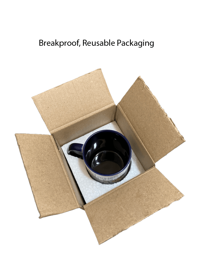 Coffee Mug Blue (CMBMRCCB) - Biplobworld -