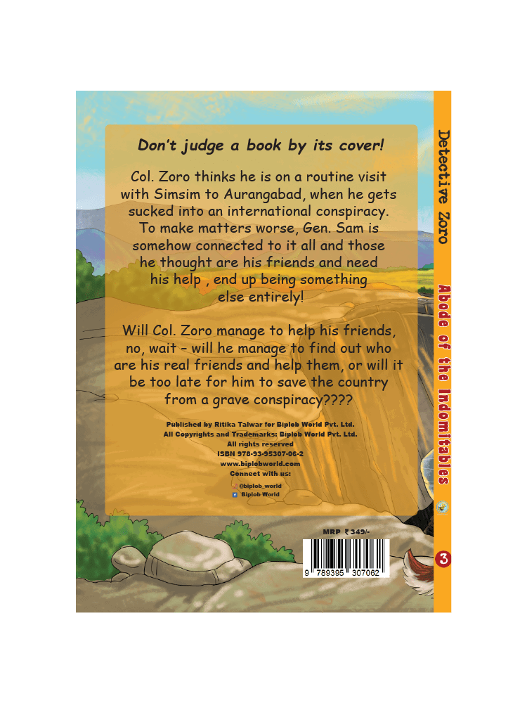 Col. Zoro Book 3: Abode of the Indomitables - Biplobworld -