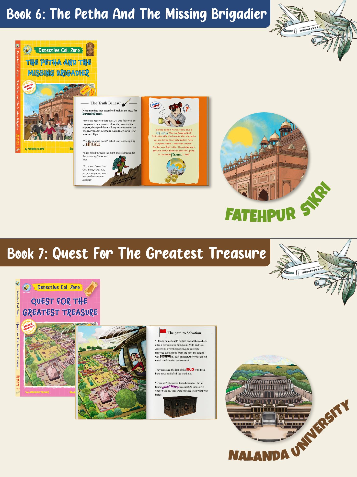 Combo92: Detective Col. Zoro Mystery: Book 6 to 10