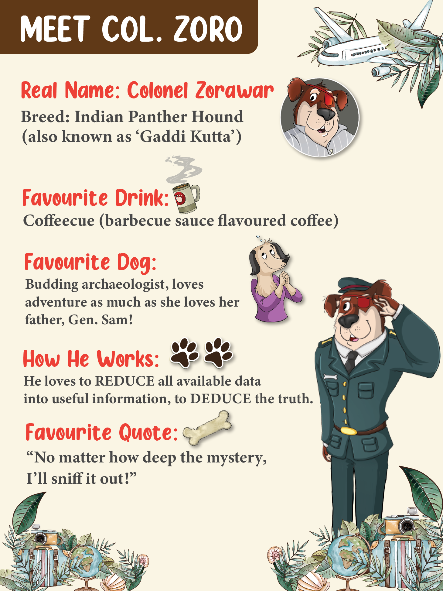 Combo93: Detective Col. Zoro Mystery: Book 1 to 10