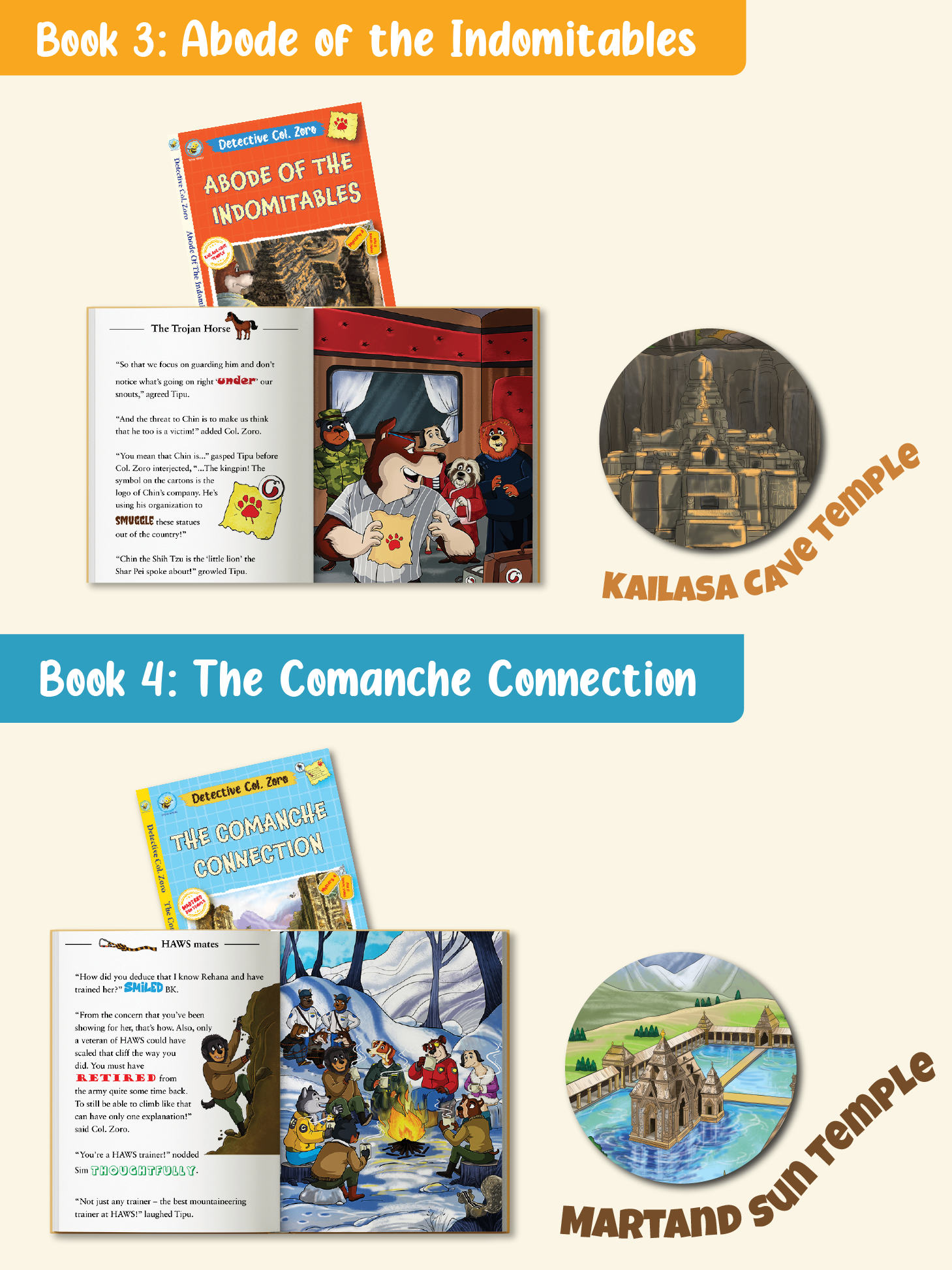 Combo93: Detective Col. Zoro Mystery: Book 1 to 10