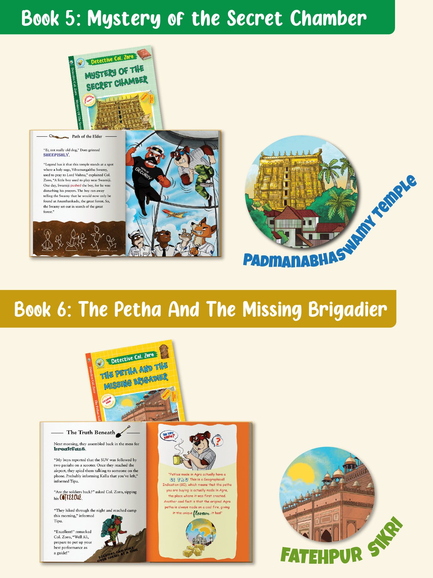 Combo93: Detective Col. Zoro Mystery: Book 1 to 10