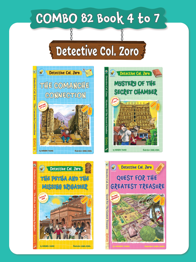 COMBO82: Detective Col. Zoro Mystery: Book 4 to 7