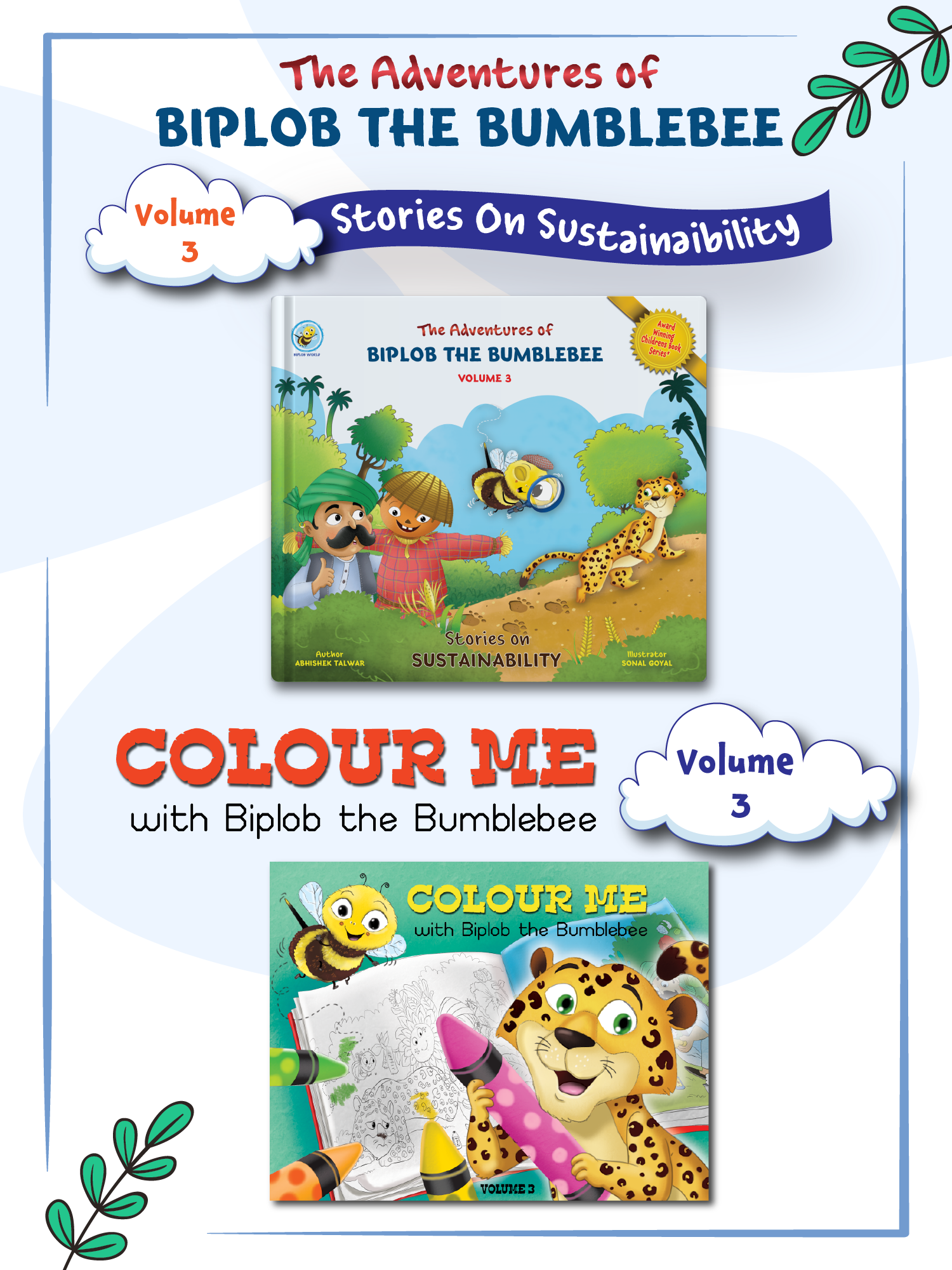 Biplob Storybook and Colouring book for children - Volume 3