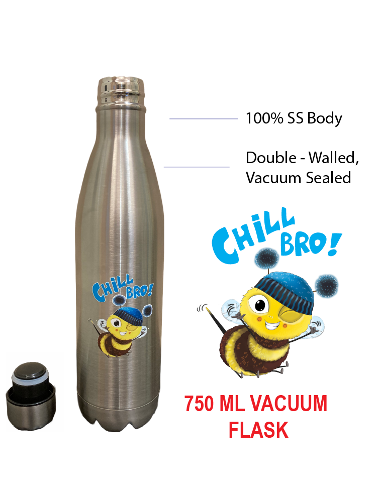 Vacuum Flask - Chill Bro - Biplobworld
