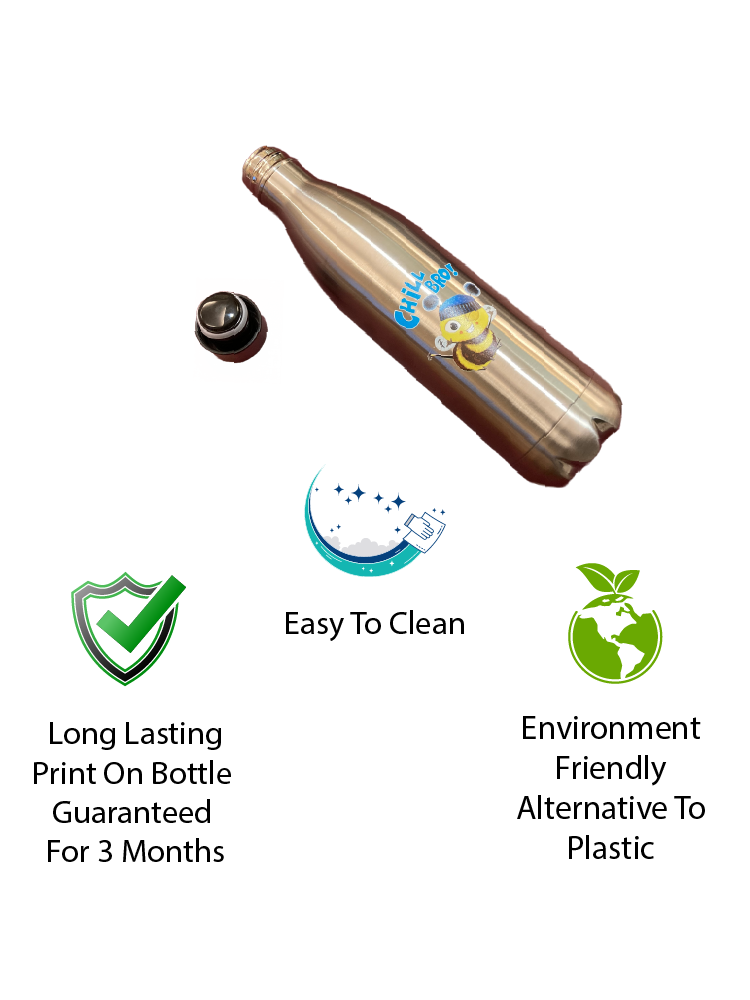 Vacuum Flask - Chill Bro - Biplobworld