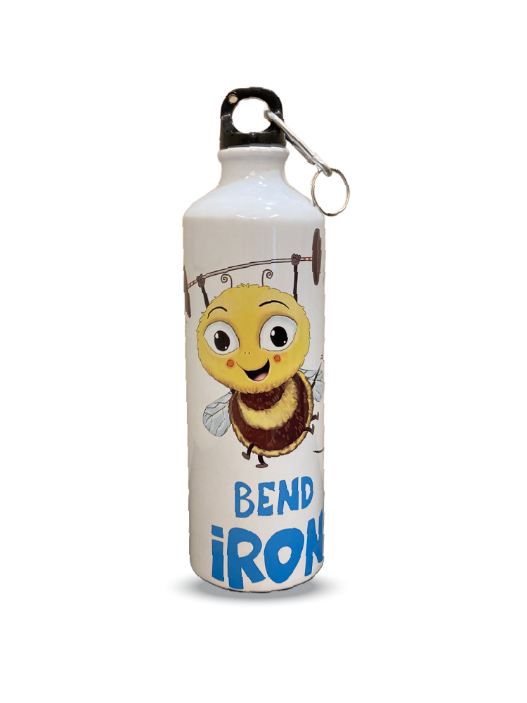 White Aluminium Sipper (SWHITEBI) - Biplobworld