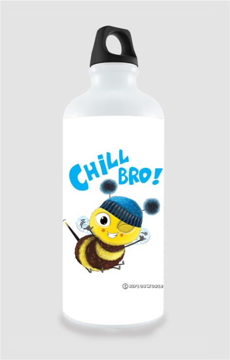 White Aluminium Sipper (SWHITECB) - Biplobworld