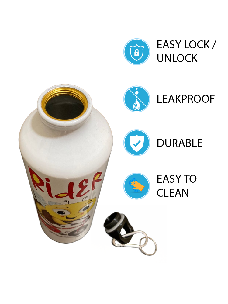 White Aluminium Sipper (SWHITEER) - Biplobworld