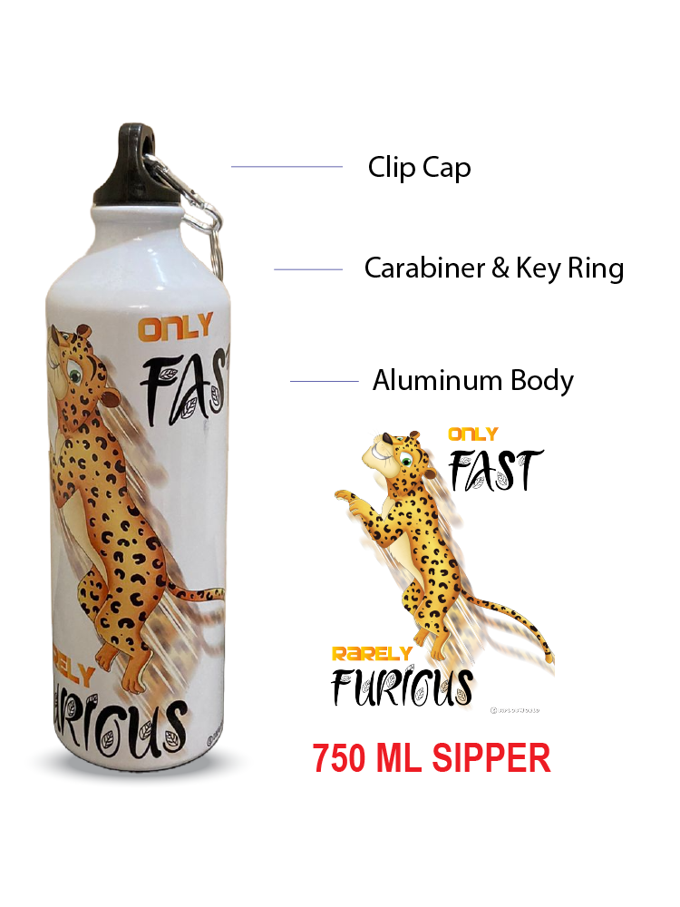 White Aluminium Sipper (SWHITEFF) - Biplobworld