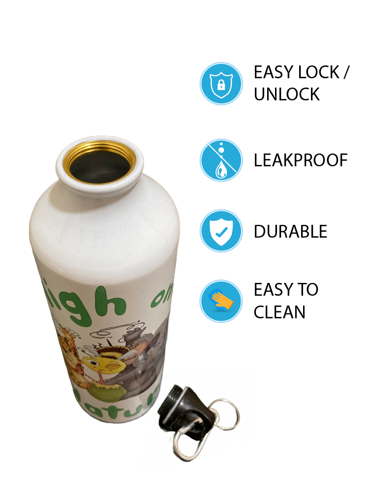 White Aluminium Sipper (SWHITEHON) - Biplobworld