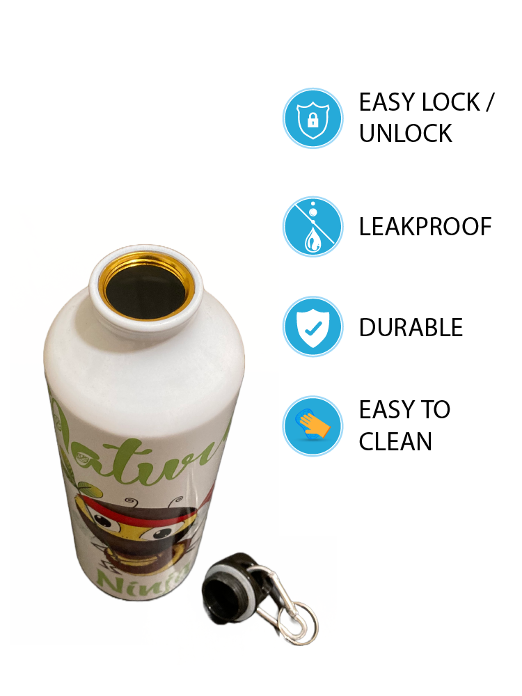 White Aluminium Sipper (SWHITENNB) - Biplobworld