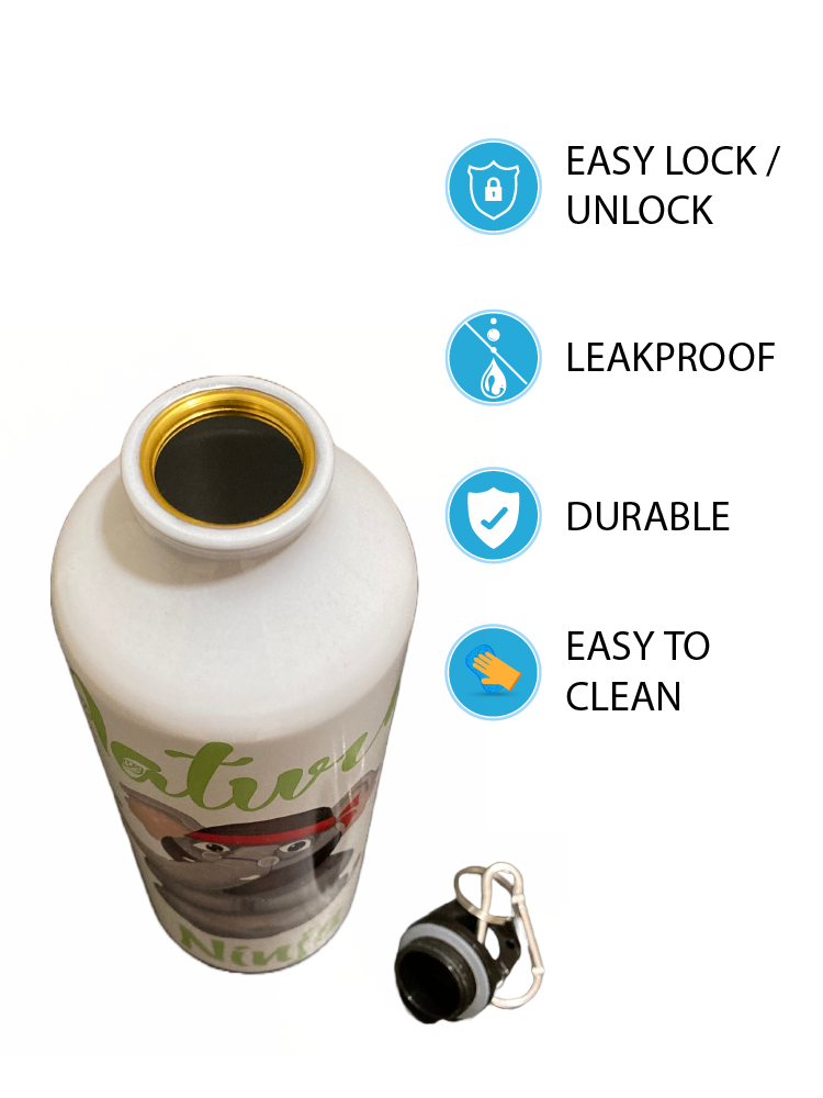 White Aluminium Sipper (SWHITENNK) - Biplobworld