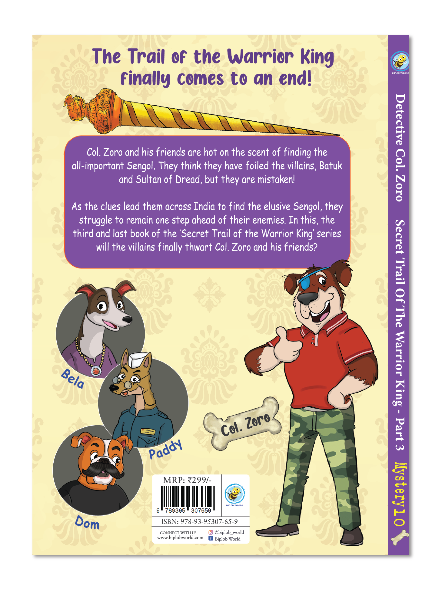 Detective Col. Zoro Book 10: Secret Trail of the Warrior King - Part 3