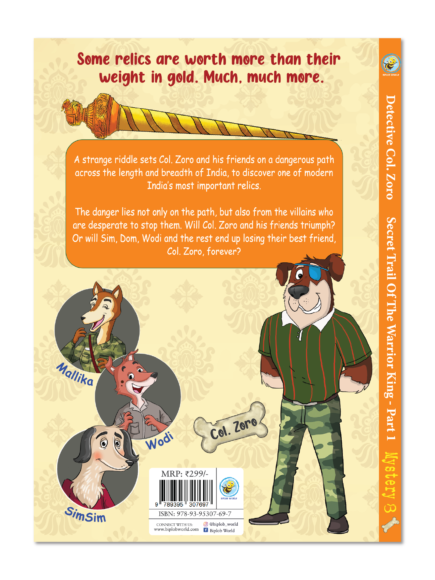 Detective Col. Zoro Book 8: Secret Trail of the Warrior King - Part 1