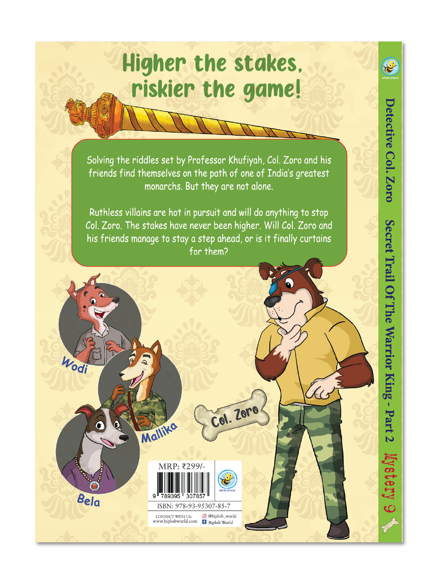 Detective Col. Zoro Book 9: Secret Trail of the Warrior King - Part 2