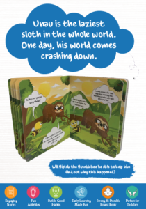 Biplob the Bumblebee Early Learner Series 3: Unau the Sloth Is Never Lazy