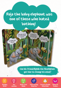 Biplob the Bumblebee Early Learner Series 7: Raja the Elephant Loves Bathing