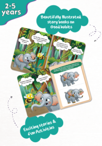 Biplob the Bumblebee Early Learner Series 7: Raja the Elephant Loves Bathing