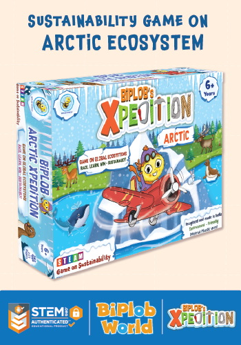 Biplob’s Xpedition Arctic climate adventure educational strategy board game for kids aged 6 plus