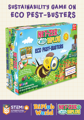 Net-Zero with Biplob Eco Pest Busters STEM certified sustainable farming board game for kids aged 6 plus