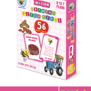 Biplob Premium Flashcards My Farm educational farm flashcards for kids with rhymes colourful farm animal vegetable and rural life illustrations