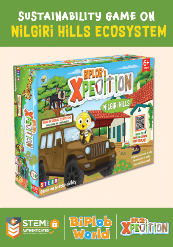 Biplob’s Xpedition Nilgiri Hills climate adventure educational strategy board game for kids aged 6 plus