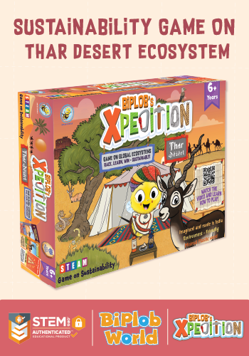 Biplob’s Xpedition Thar Desert climate adventure educational strategy board game for kids aged 6 plus