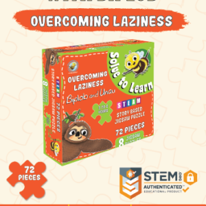 Solve to Learn Biplob and Unau story based STEM jigsaw puzzle set for kids age 2–6 with 8 puzzles