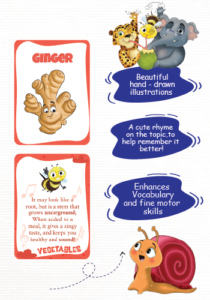 Biplob’s Rhyming Flashcards – A to Z Vegetables