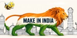 Children learning Make in India sustainability and local choices through Biplob books Net Zero Xpedition and DIY kits
