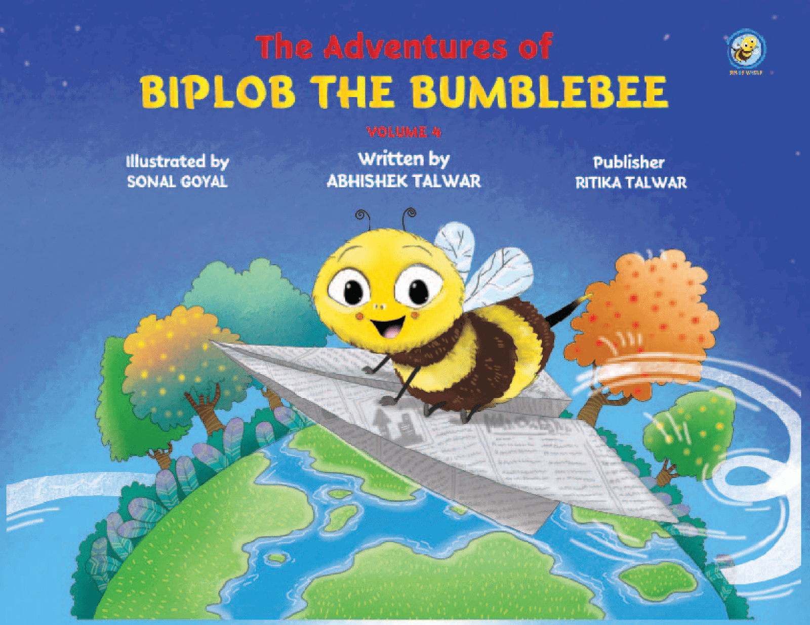 Biplob Storybook and Colouring book for children - Volume 4 - Biplobworld - biplobworld 